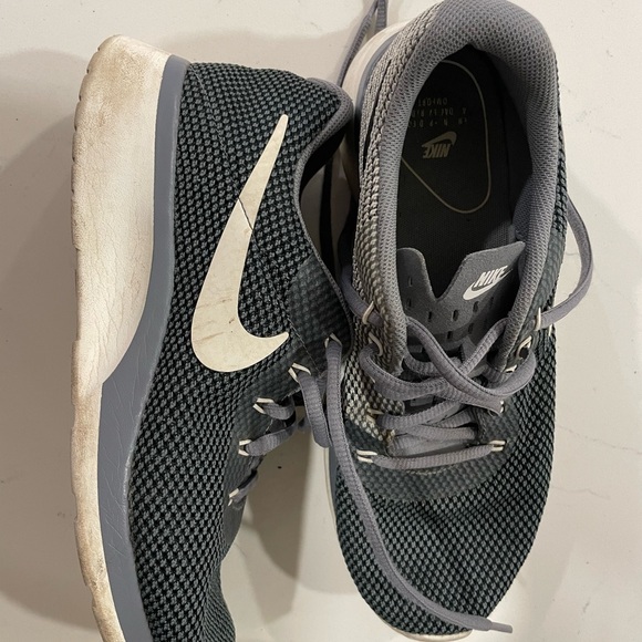 Nike Women’s Tanjun Racer 921668-003 Running Shoes Gray Lace Up Size 8 - Picture 1 of 3